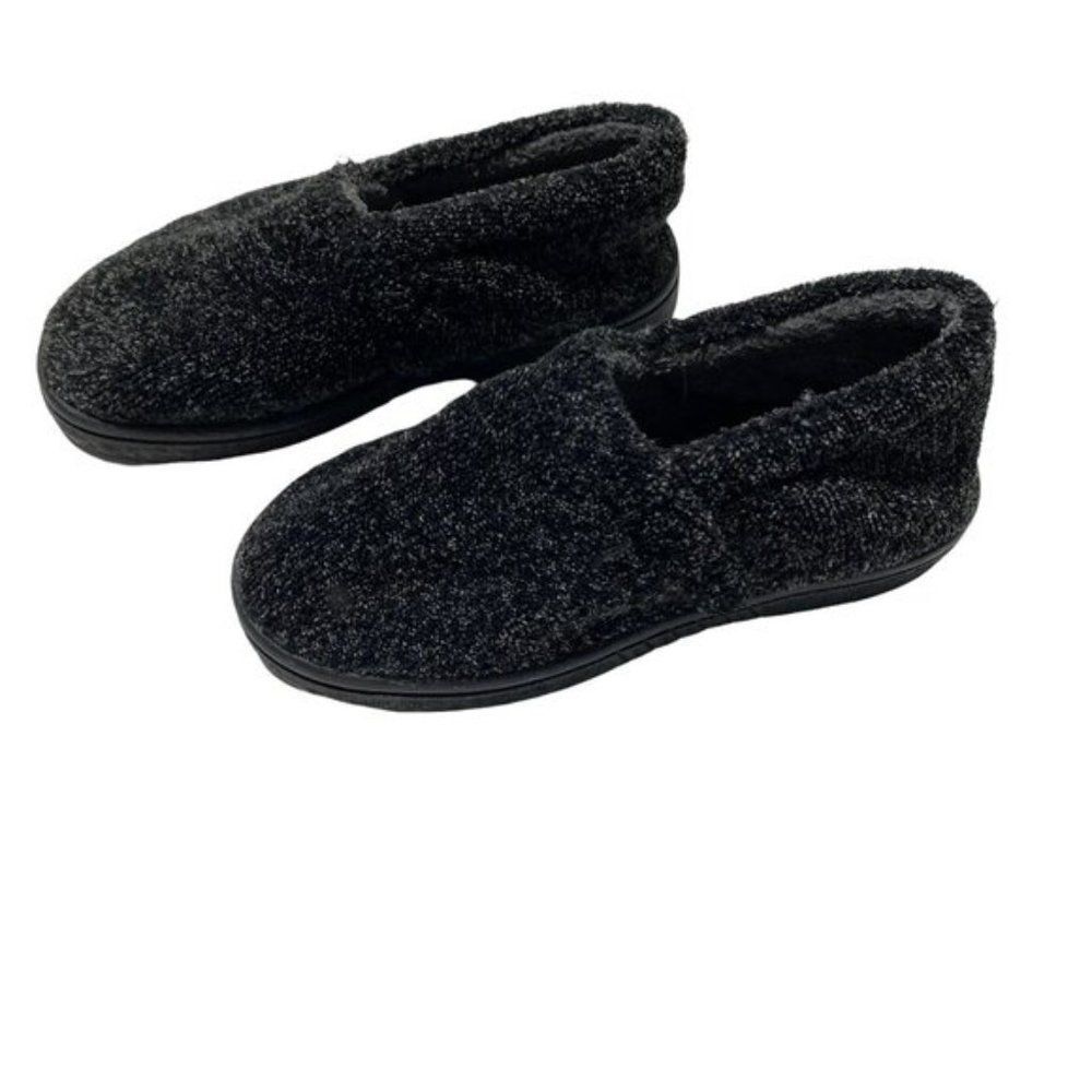 Black Fleece Grandpa Slippers